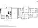 Detailed floor plan showcasing the layout of the two-story home, including room dimensions and features at 780 Mccart Rd, Lawrenceville, GA 30045