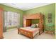 A room boasts a bunk bed with colorful bedding and a view at 1967 Mason Mill Rd, Decatur, GA 30033