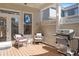 Outdoor patio features comfortable seating area and grilling station with privacy fence at 1967 Mason Mill Rd, Decatur, GA 30033