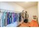 Well-organized walk-in closet featuring hanging rods and shelving, providing plentiful storage for clothes and accessories at 171 Echols Bnd, Hiram, GA 30141