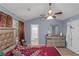 Vaulted main bedroom with en suite bathroom and plenty of natural light at 3268 Rivermist Cv, Decatur, GA 30034