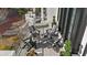 Lovely porch seating area with black chairs and table, offering a relaxing space outside the home at 145 Canton St, Alpharetta, GA 30009