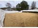 Expansive fenced backyard featuring a storage shed and ample space for outdoor enjoyment at 5148 Centennial Creek Nw Vw, Acworth, GA 30102