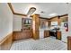 Functional kitchen featuring wooden cabinets and vintage appliances at 881 Brighton Dr, Lawrenceville, GA 30043