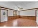 Bright, open living room with natural light and laminate wood flooring at 881 Brighton Dr, Lawrenceville, GA 30043