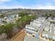 Overhead view of the townhomes with skyline in the background at 1286 Brookins Trl, Atlanta, GA 30316