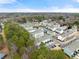 An aerial view of the townhome community and mature trees at 1286 Brookins Trl, Atlanta, GA 30316