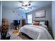 Cozy bedroom featuring a comfortable bed, soft lighting, and decorative accents at 2376 Allman Dr, Jonesboro, GA 30236