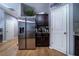 Well-equipped kitchen featuring stainless steel refrigerator and dark cabinetry at 2376 Allman Dr, Jonesboro, GA 30236