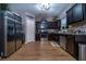 Modern kitchen with stainless steel appliances and ample cabinet space at 2376 Allman Dr, Jonesboro, GA 30236