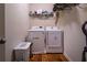 Convenient laundry room with modern washer and dryer at 2376 Allman Dr, Jonesboro, GA 30236