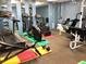 Well equipped exercise room with treadmills, bikes and other exercise equipment at 4941 Isle Royal Ct, Stone Mountain, GA 30088