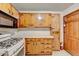 Cozy kitchen showcasing light wood cabinets and white countertops at 2516 Warwick Ne Cir, Atlanta, GA 30345