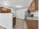 Efficient kitchen boasts granite countertops, stainless steel appliances and modern fixtures at 3682 Harvest Dr, Decatur, GA 30034