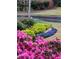 Beautiful landscaping featuring colorful azaleas, flowering bushes, and green foliage, creating a vibrant curb appeal at 720 First Cotton Dr, Powder Springs, GA 30127