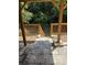 Outdoor patio features a wooden pergola and a set of stairs leading to a grassy yard at 1759 Wilmont Ne Dr, Atlanta, GA 30329