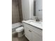 Bathroom featuring modern tile work in the shower, as well as a new marble vanity at 1759 Wilmont Ne Dr, Atlanta, GA 30329