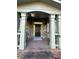 Charming front porch with brick flooring and stone veneer walls at 2741 Willowstone Dr, Duluth, GA 30096