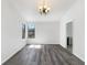 Bright dining room featuring a chandelier at 901 Chapman Cir, Stone Mountain, GA 30088