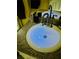 Bathroom sink with modern led light fixtures at 140 Thrasher Rd, Covington, GA 30016
