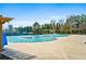 Community pool covered for the off-season, complete with pergolas at 330 Abbey Ct, Canton, GA 30115