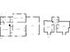 Overall floor plan showcasing layout for both floors of the residence, including bedrooms, kitchen, and garage at 277 Hope Dr, Dallas, GA 30157