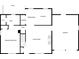 Detailed floor plan highlighting layout of first floor, including garage, kitchen, bedrooms, and living spaces at 277 Hope Dr, Dallas, GA 30157