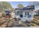 Backyard patio area for outdoor entertaining and dining with a cozy and inviting atmosphere at 3608 Stedman Pl, Duluth, GA 30096
