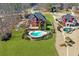 Expansive property featuring luxurious homes with swimming pools, set on beautifully landscaped grounds at 770 Huiet Dr, Mcdonough, GA 30252