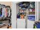 Laundry room featuring a washer, dryer and storage racks at 770 Huiet Dr, Mcdonough, GA 30252