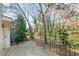 Back porch overlooking a lush and verdant backyard at 2717 Hedgewood Nw Dr, Atlanta, GA 30311