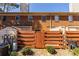 Back of townhouse with brick facade and gated backyard at 2828 Webb Bridge Rd, Alpharetta, GA 30009