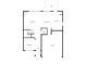 Main level floor plan includes kitchen, dining and living areas, bathroom and garage at 3119 Devauden Ct, Duluth, GA 30096