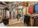 Exposed basement ceiling, kayak, and other items, providing a glimpse into the unfinished potential of the space at 4741 Covenant Way, Powder Springs, GA 30127