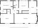 Main floorplan showcasing a kitchen, dining room, living room, primary bedroom, and additional bedroom at 750 Parkway Se Dr, Smyrna, GA 30080