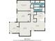 Detailed floor plan showing the layout of the home, including bedrooms, bathrooms, and living areas at 64 Montre Nw Sq, Atlanta, GA 30327