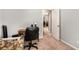 Bedroom featuring carpeted floors, a ceiling fan, and a chair and desk for work at 79 Mountain View Ct, Dallas, GA 30157