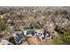 Aerial view of a neighborhood showcasing beautiful homes at 906 Fairfield Dr, Marietta, GA 30068