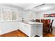 Eat-in kitchen area offering granite countertop and dining area with natural lighting at 8834 Applegate Ln, Atlanta, GA 30350