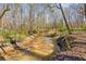 A small creek going through the woods on the property at 11637 Brown Bridge Rd, Covington, GA 30016