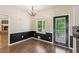 Bright dining area with access to the outdoor deck at 11637 Brown Bridge Rd, Covington, GA 30016