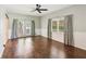 Spacious living room with lots of natural light from windows and doors at 11637 Brown Bridge Rd, Covington, GA 30016