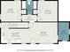 Layout of the home showcasing the eat-in kitchen, living room, bedrooms, and laundry areas at 1350 Bluefield Sw Dr, Atlanta, GA 30310