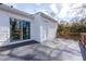 Back porch featuring wood railing and sliding glass doors at 122 Goldie Se Dr, Marietta, GA 30067