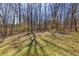 Spacious backyard with lush grass and mature trees that provide a tranquil setting at 1537 David Lee St, Acworth, GA 30102