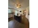 Spacious eat-in kitchen with an island, stainless steel appliances, and bright lighting at 1537 David Lee St, Acworth, GA 30102