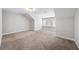 Bedroom with neutral walls and carpet, and window with blinds at 185 Bellehaven Dr, Woodstock, GA 30188