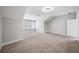 Bedroom featuring neutral carpet and walls, and a window with blinds at 185 Bellehaven Dr, Woodstock, GA 30188
