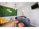 Stylish bar area with a grass wall and fun lighting at 2524 Columbia Crossing Ct, Decatur, GA 30034