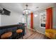 Entertaining area with dark bar and neon lighting at 2524 Columbia Crossing Ct, Decatur, GA 30034
